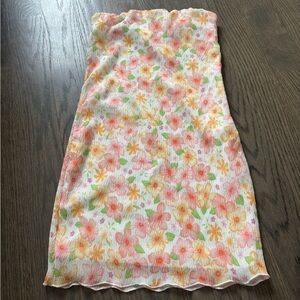 Princess Polly Floral Strapless Dress